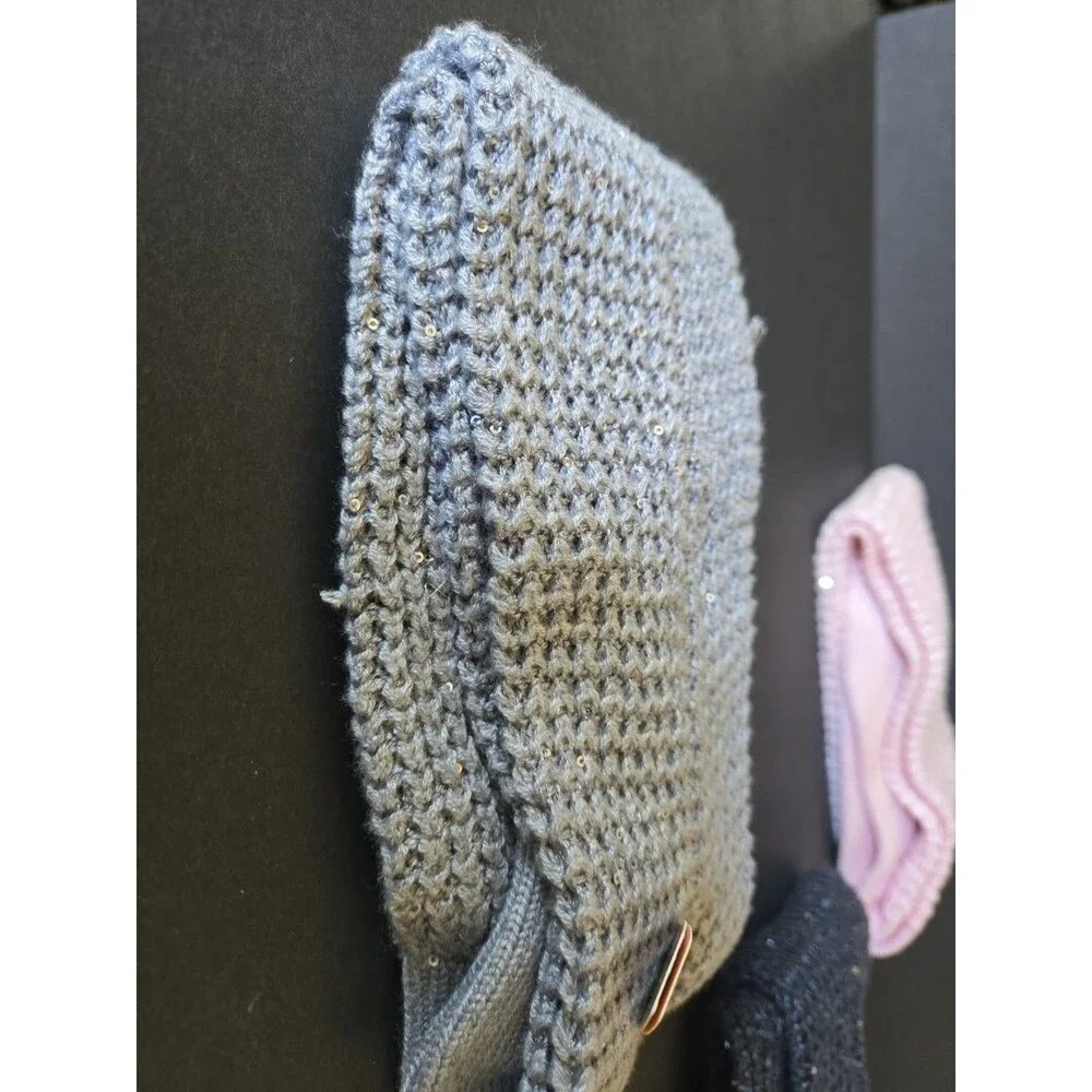 Victoria’s Secret Sequence Cashmere Blend Socks Lot of 3 - XS/S NWT Pink & Grey